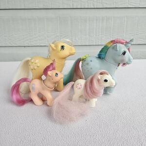VTG Hasbro My Little Pony G1 Lot Moonstone Baby Sundance Sweet Stuff Posey